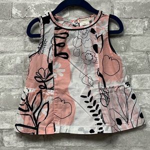 JCrew Crewcuts Floral Top size 3